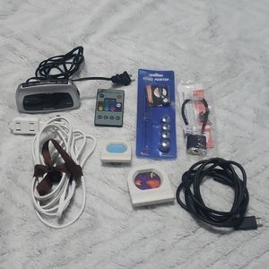 8 pc electronic lot alarm clock lock keys HDMI